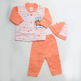 Newborn Boys Full Sleeves Suit - Peach, Kids, NB Boys Sets And Suits, Chase Value, Chase Value