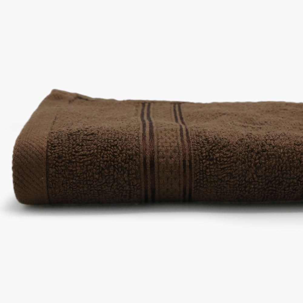 Terry Towel - Dark Brown, Bath Towels, Chase Value, Chase Value