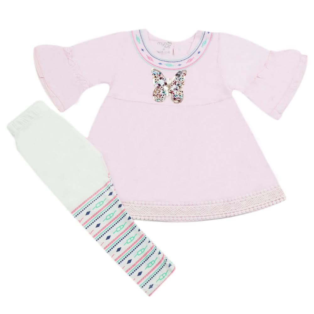 Girls Tights Suits - Pink, Kids, Girls Sets And Suits, Chase Value, Chase Value
