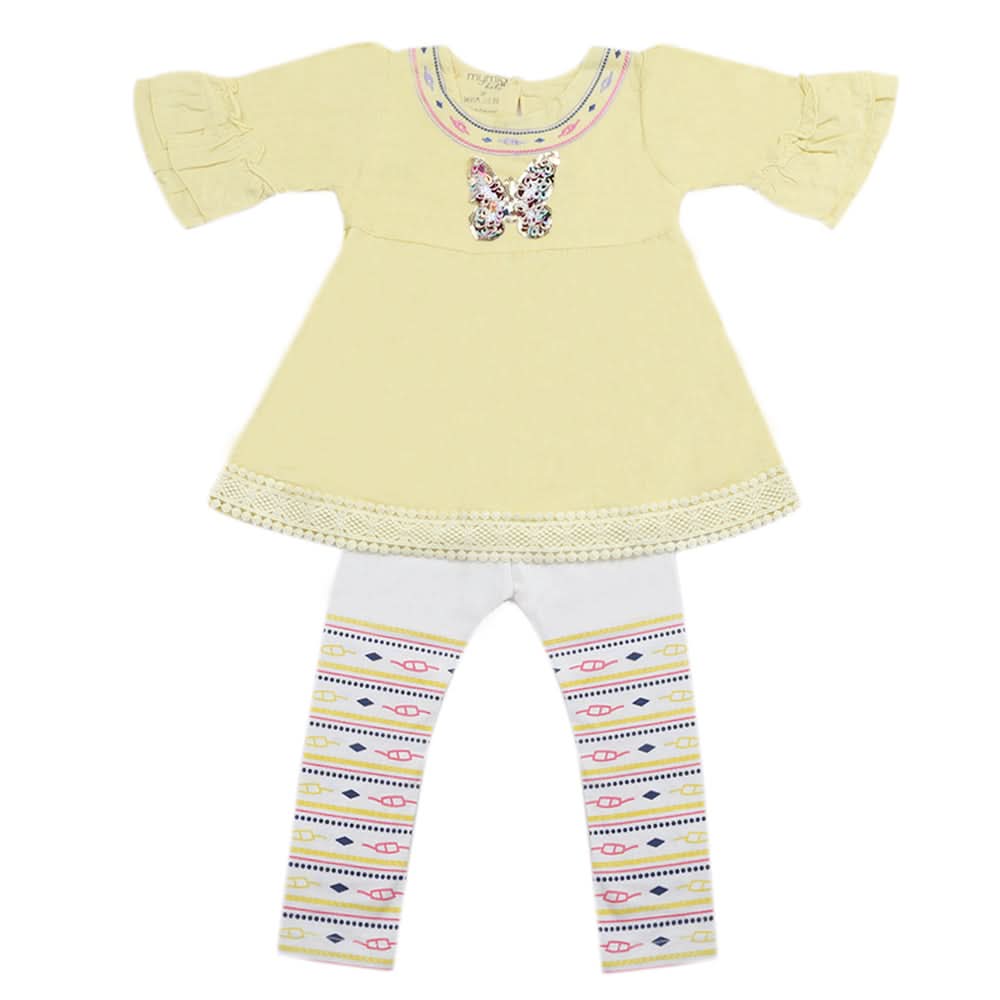 Girls Tights Suits - Yellow, Kids, Girls Sets And Suits, Chase Value, Chase Value