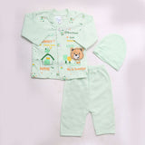 Newborn Boys Full Sleeves Suit - Cyan, Kids, NB Boys Sets And Suits, Chase Value, Chase Value