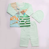 Newborn Boys Full Sleeves Suit - Cyan, Kids, NB Boys Sets And Suits, Chase Value, Chase Value