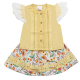 Girls Skirt Suit - Yellow, Kids, Girls Sets And Suits, Chase Value, Chase Value