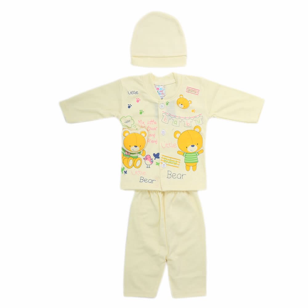 Newborn Boys Full Sleeves Suit - Yellow, Kids, NB Boys Sets And Suits, Chase Value, Chase Value