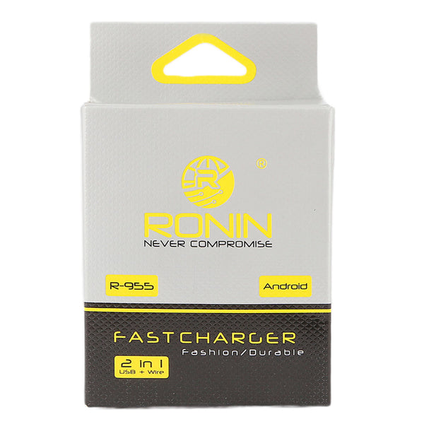 Ronin Android Fast Charger (R-955), Home & Lifestyle, Mobile Charger, Chase Value, Chase Value