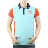 Men's Half Sleeves Polo T-Shirt - Sky Blue, Men's T-Shirts & Polos, Chase Value, Chase Value