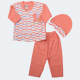 Newborn Boys Full Sleeves Suit - Peach, Kids, NB Boys Sets And Suits, Chase Value, Chase Value