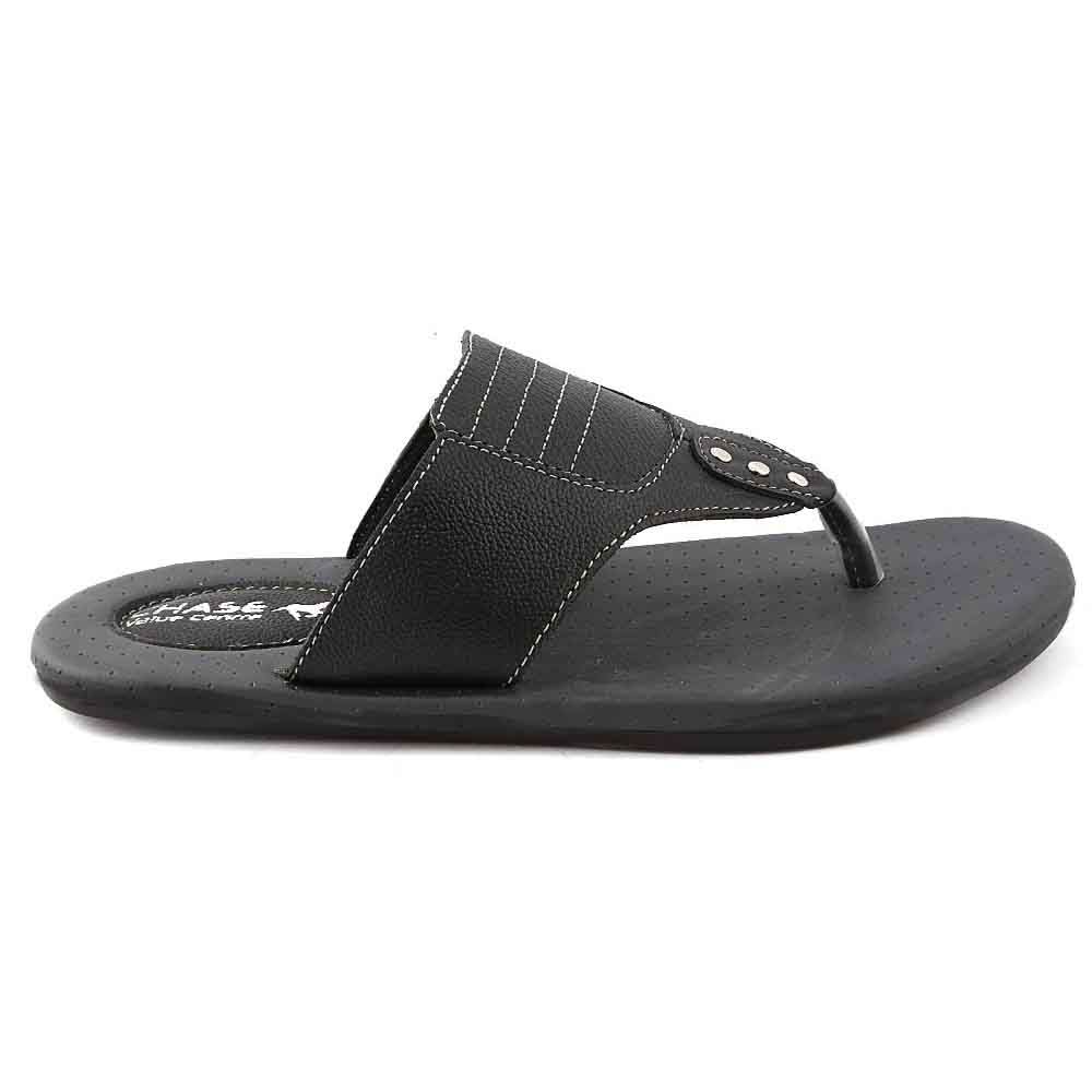 Men's Slipper - Black, Men, Slippers, Chase Value, Chase Value