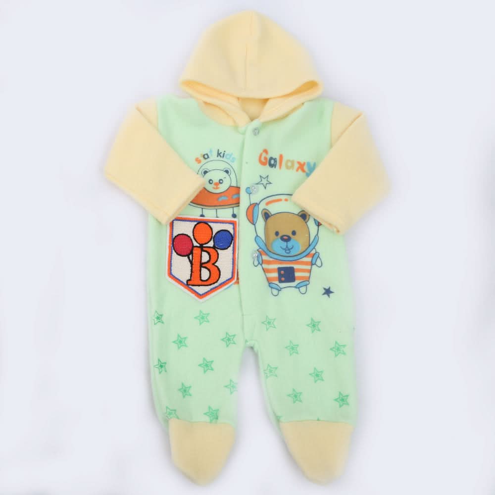 Newborn Boys Polar Romper - Yellou, Kids, NB Boys Rompers, Kids, NB Girls Rompers, Chase Value, Chase Value
