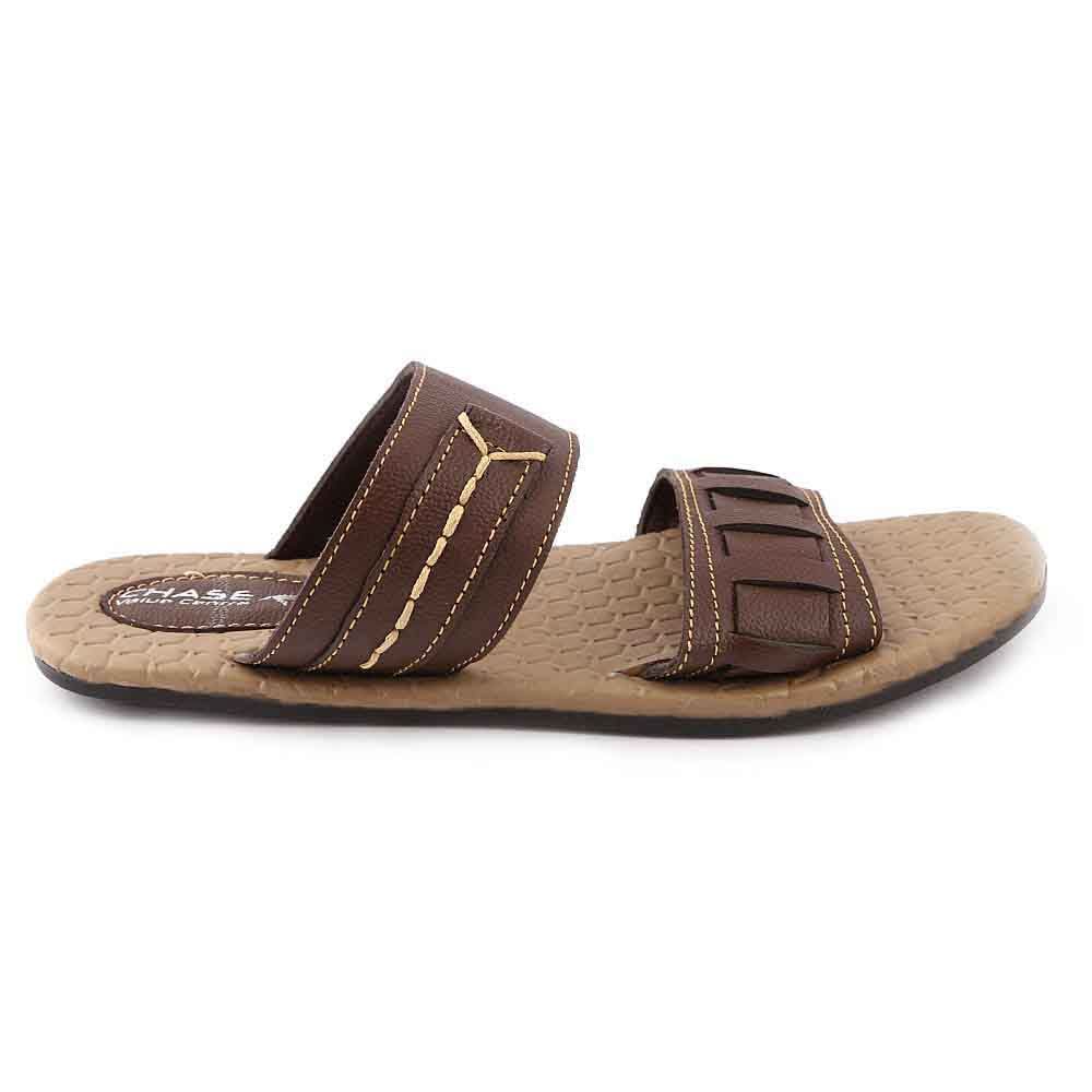 Men's Slippers (622) - Brown, Men, Slippers, Chase Value, Chase Value