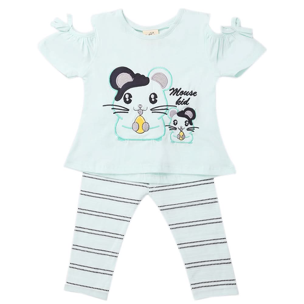 Girls Tights Suits - Cyan, Kids, Girls Sets And Suits, Chase Value, Chase Value