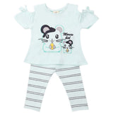 Girls Tights Suits - Cyan, Kids, Girls Sets And Suits, Chase Value, Chase Value