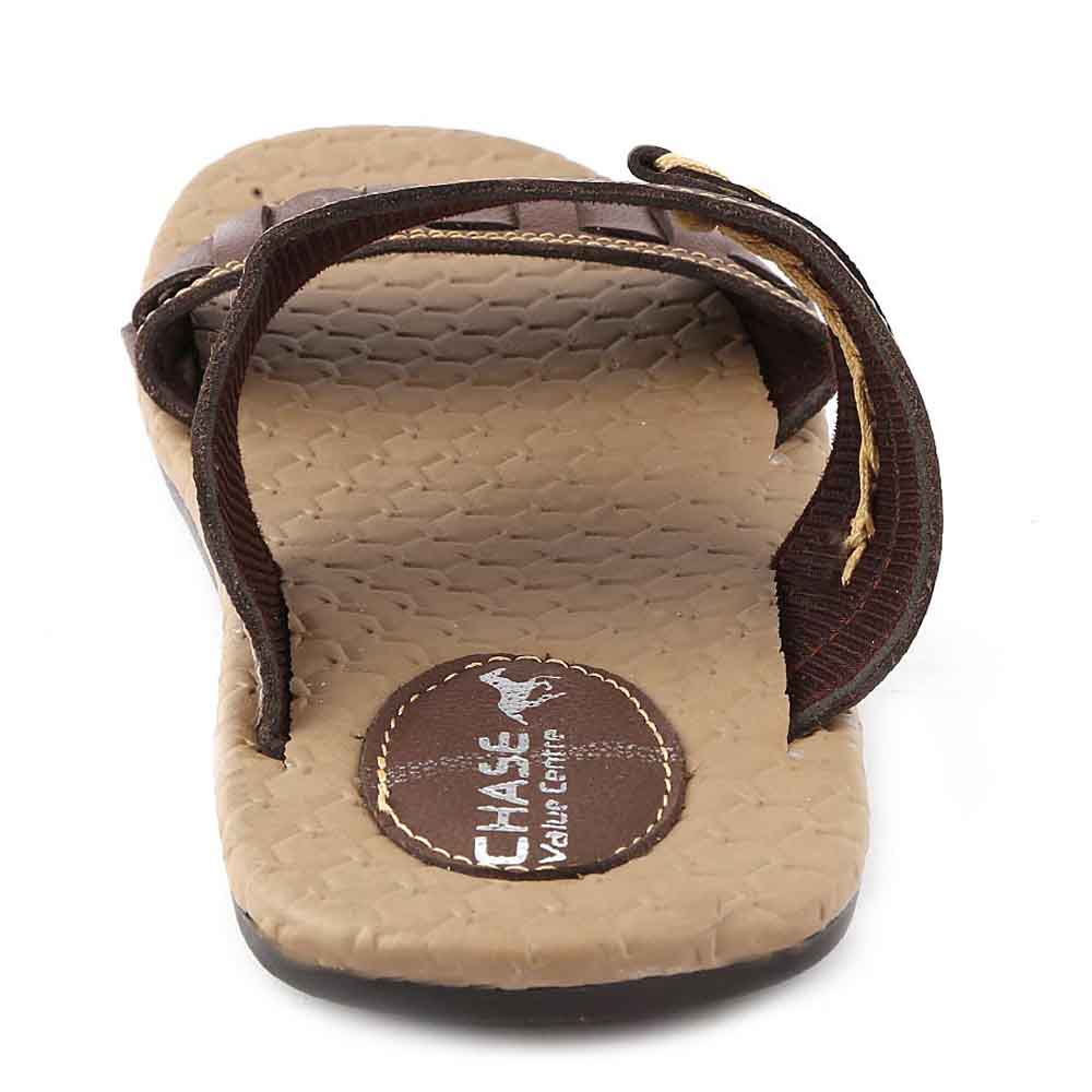 Men's Slippers (622) - Brown, Men, Slippers, Chase Value, Chase Value