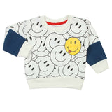 Newborn Boys Full Sleeves T-shirt - White, Newborn Boys Shirts & T-Shirts, Chase Value, Chase Value