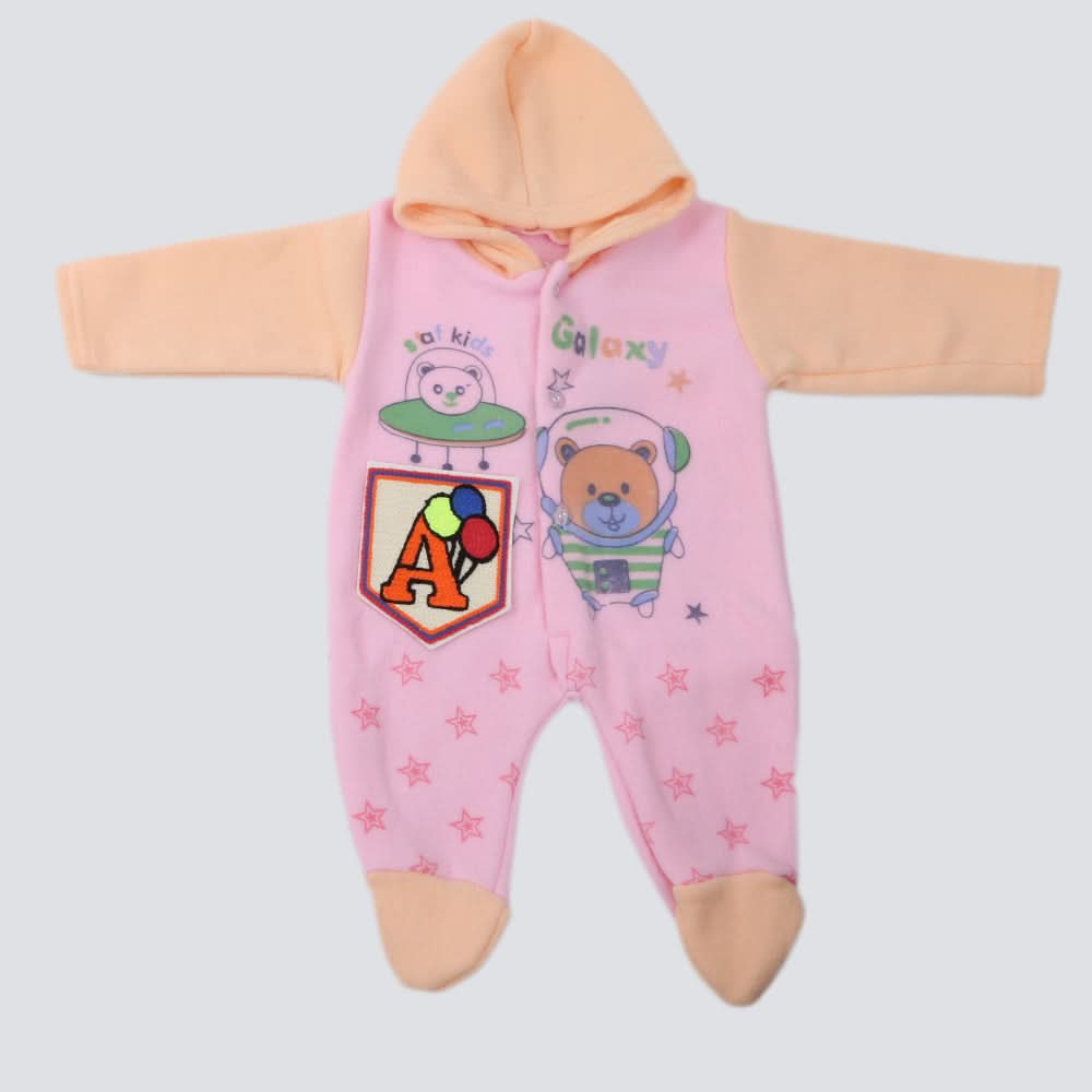 Newborn Boys Polar Romper - Pink, Kids, NB Boys Rompers, Kids, NB Girls Rompers, Chase Value, Chase Value