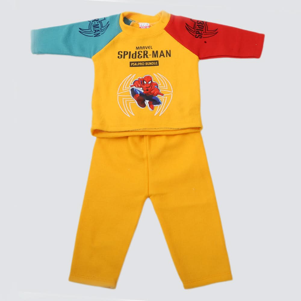 Newborn Boys Full Sleeves Polar Suit - Yellow, Kids, NB Boys Sets And Suits, Chase Value, Chase Value
