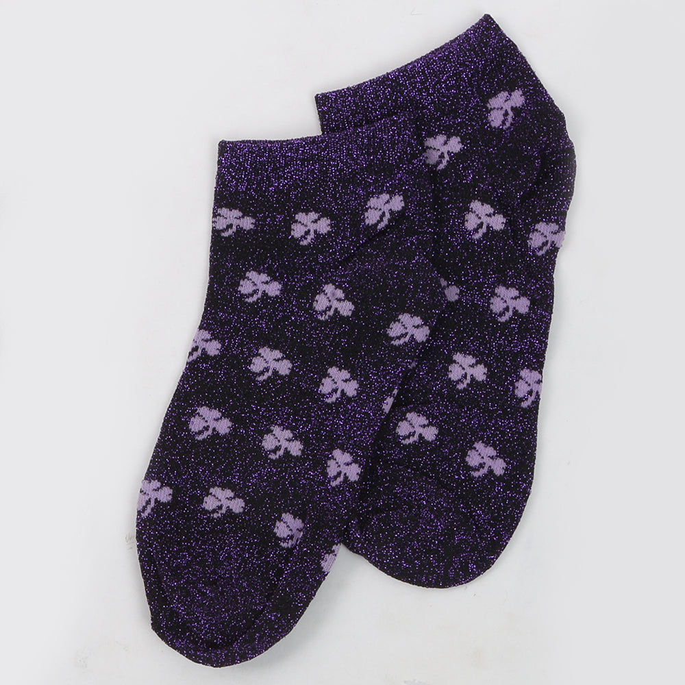 Women's Ankle Socks - Purple, Women, Socks Stocking And Gloves, Chase Value, Chase Value