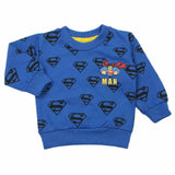 Newborn Boys Full Sleeves T-shirt - Royal-Blue, Newborn Boys Shirts & T-Shirts, Chase Value, Chase Value