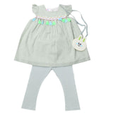 Girls Tights Suits - Light Green, Kids, Girls Sets And Suits, Chase Value, Chase Value