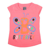 Girls Half Sleeves Printed T-Shirt 4708 16-24 - Pink, Kids, Girls T-Shirts, Chase Value, Chase Value