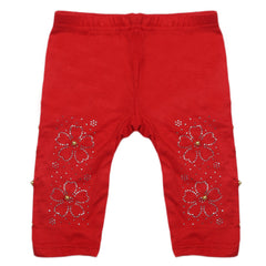 Newborn Girls Trouser - Red, Kids, Newborn Girls Shorts Skirts And Pants, Chase Value, Chase Value