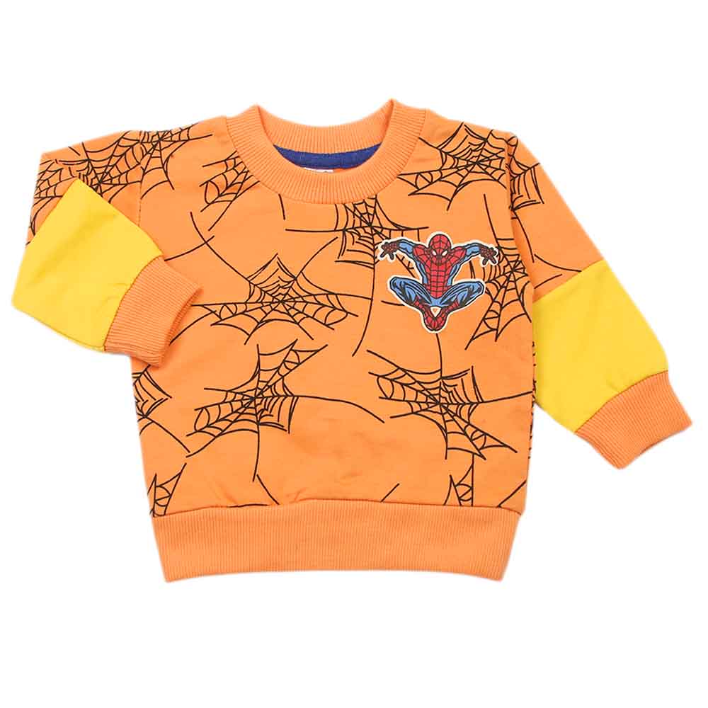 Newborn Boys Full Sleeves T-shirt - Peach, Newborn Boys Shirts & T-Shirts, Chase Value, Chase Value