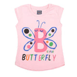 Girls Half Sleeves Printed T-Shirt 4708 16-24 - Light Pink, Kids, Girls T-Shirts, Chase Value, Chase Value