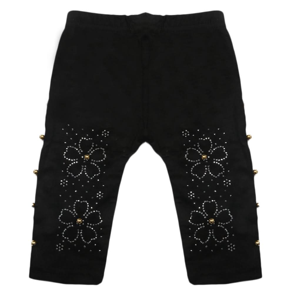 Newborn Girls Trouser - Black, Kids, Newborn Girls Shorts Skirts And Pants, Chase Value, Chase Value