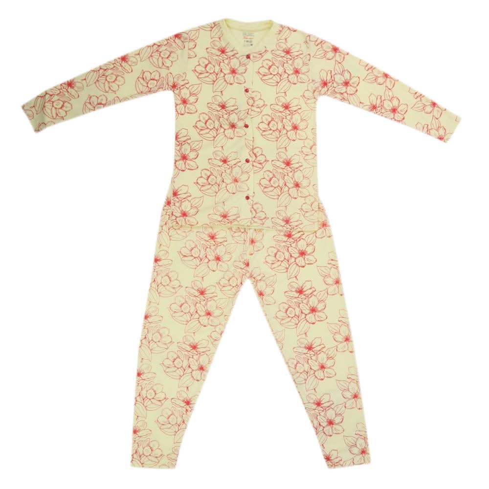 Girls Big Sleeping Suit - Yellow, Kids, Girls Sets And Suits, Chase Value, Chase Value