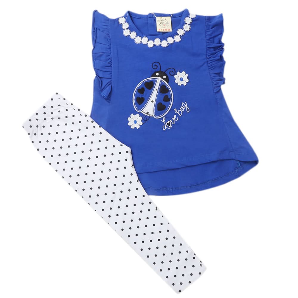 Girls Tights Suits - Royal Blue, Kids, Girls Sets And Suits, Chase Value, Chase Value