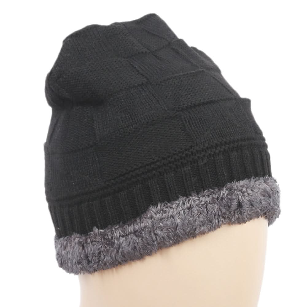 Men's Woolen Cap - Black, Men, Caps & Hats, Chase Value, Chase Value