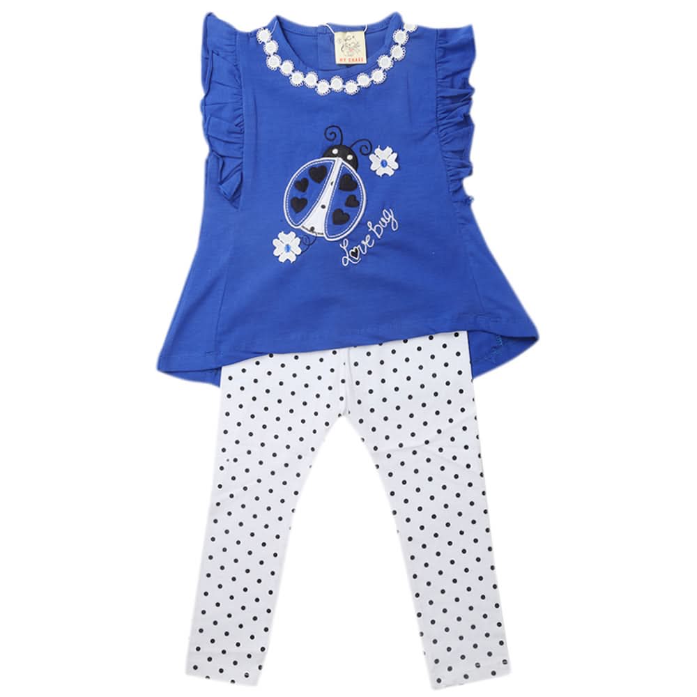 Girls Tights Suits - Royal Blue, Kids, Girls Sets And Suits, Chase Value, Chase Value