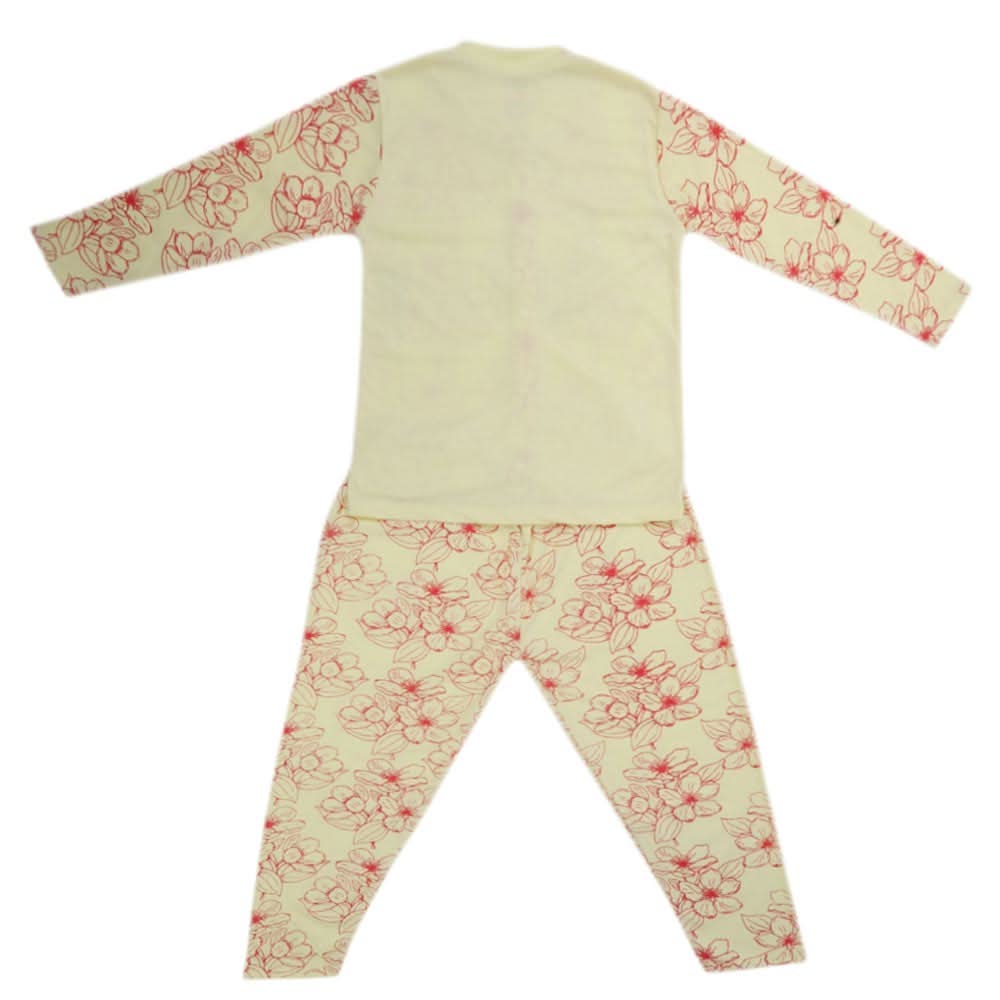 Girls Big Sleeping Suit - Yellow, Kids, Girls Sets And Suits, Chase Value, Chase Value