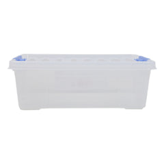 Clear Lock Storage box With Handle Lock Large 10Ltr - Blue, Home & Lifestyle, Storage Boxes, Chase Value, Chase Value
