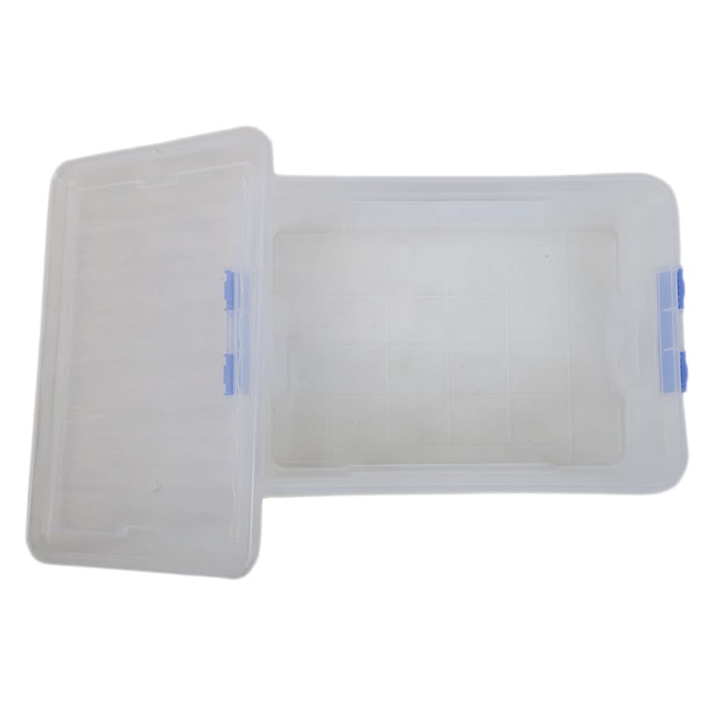 Clear Lock Storage box With Handle Lock Large 10Ltr - Blue, Home & Lifestyle, Storage Boxes, Chase Value, Chase Value