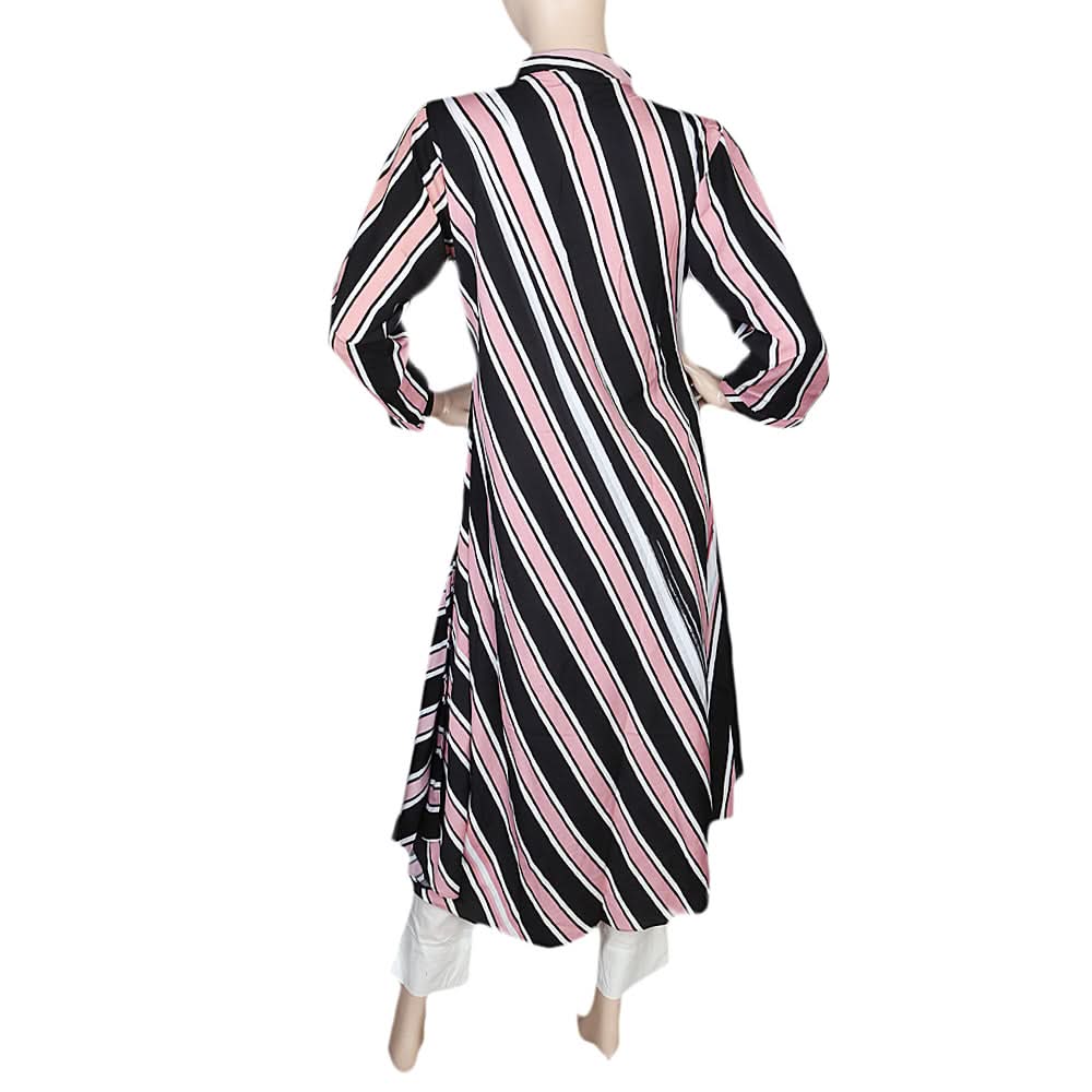 Women's Printed Full Sleeves Long Top - Black, Women, T-Shirts And Tops, Chase Value, Chase Value