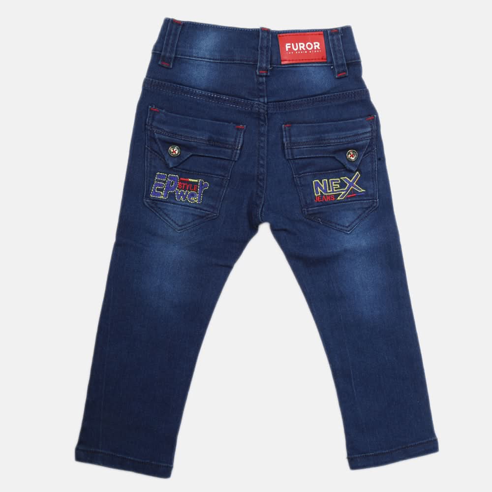 Boys Denim Pant - Royal Blue, Kids, Boys Pants, Chase Value, Chase Value