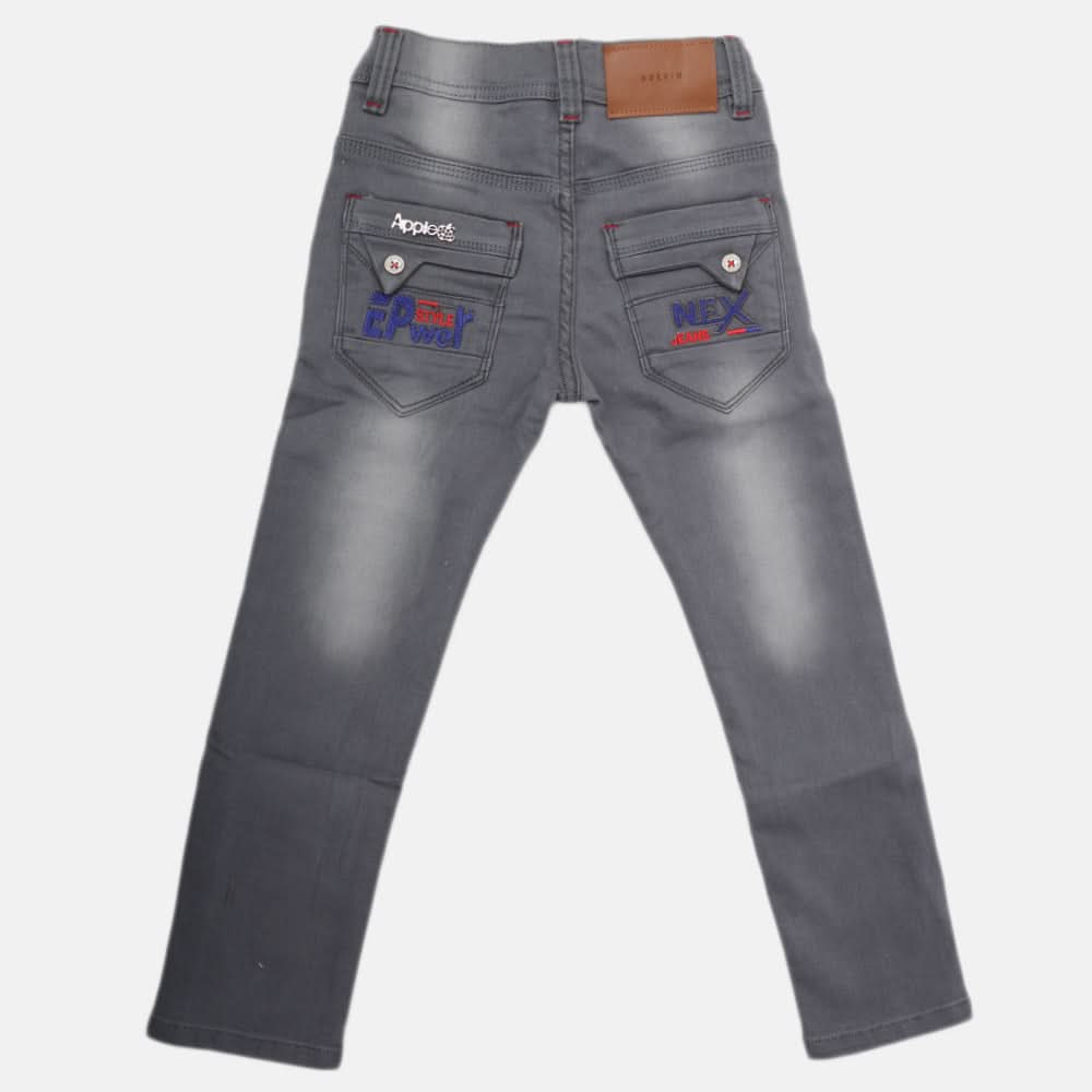 Boys Denim Pant - Grey, Kids, Boys Pants, Chase Value, Chase Value