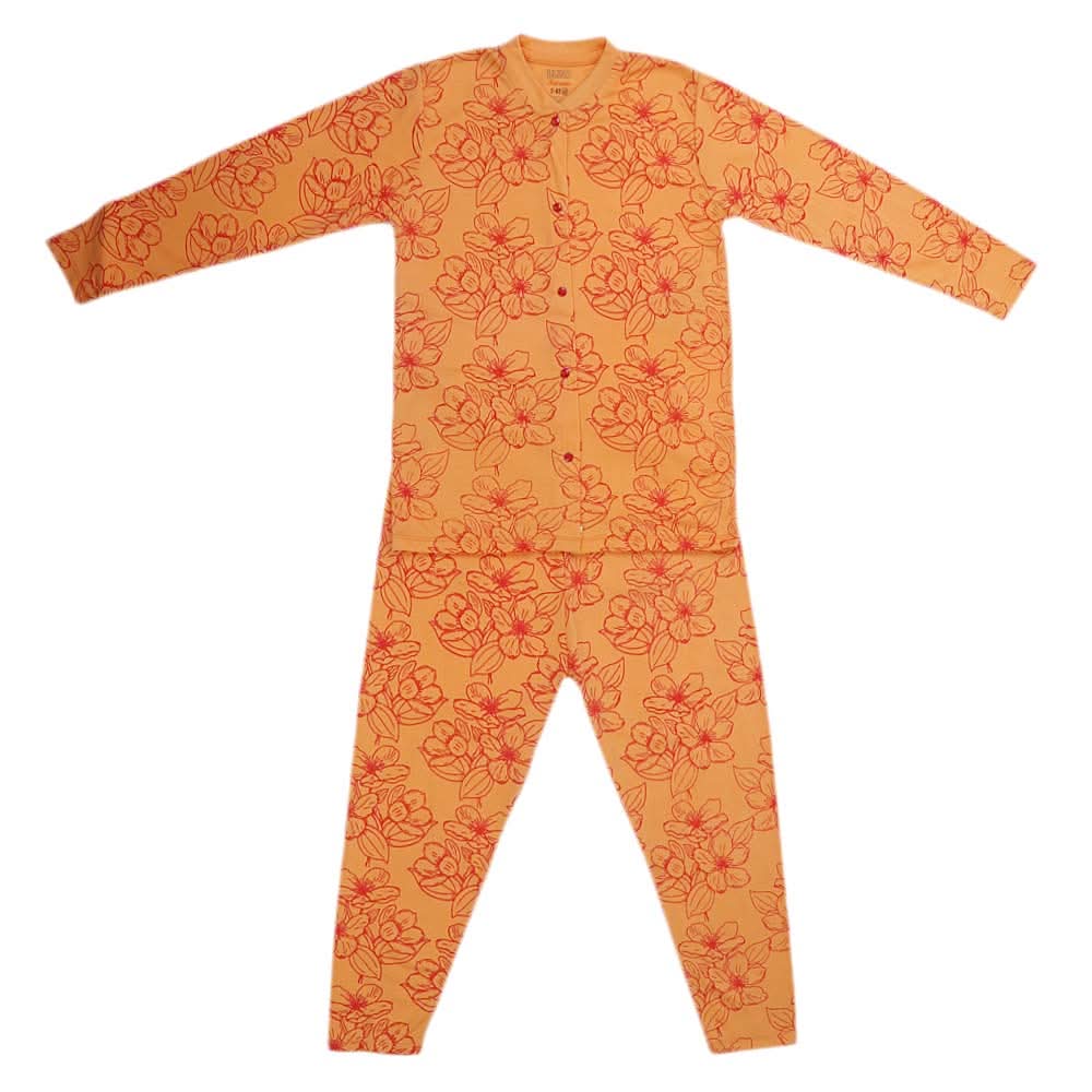 Girls Big Sleeping Suit - Peach, Kids, Girls Sets And Suits, Chase Value, Chase Value