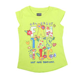 Girls Half Sleeves Printed T-Shirt 4712 16-24 - Green, Kids, Girls T-Shirts, Chase Value, Chase Value