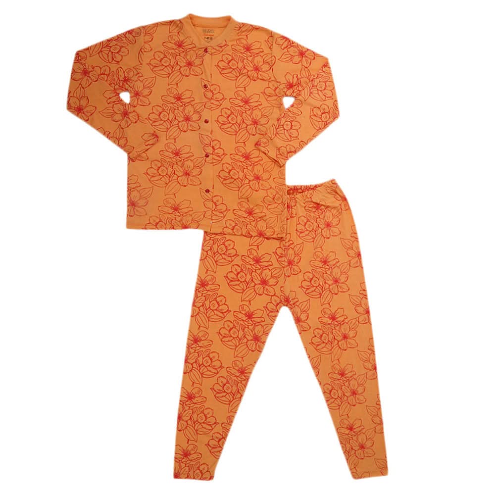 Girls Big Sleeping Suit - Peach, Kids, Girls Sets And Suits, Chase Value, Chase Value