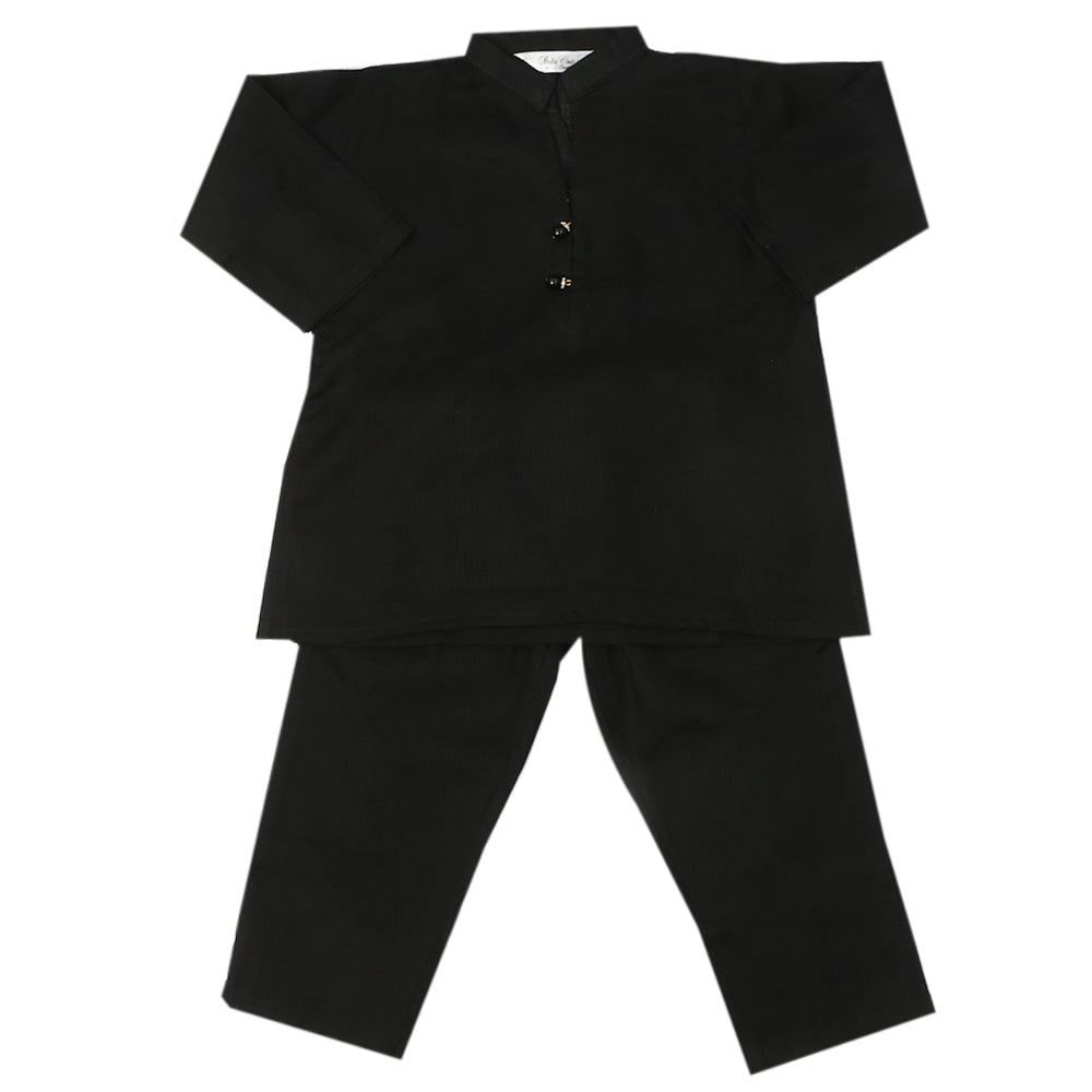 Girls Shalwar Suit 2 Pc - Black, Kids, Girls Shalwar Kameez, Chase Value, Chase Value