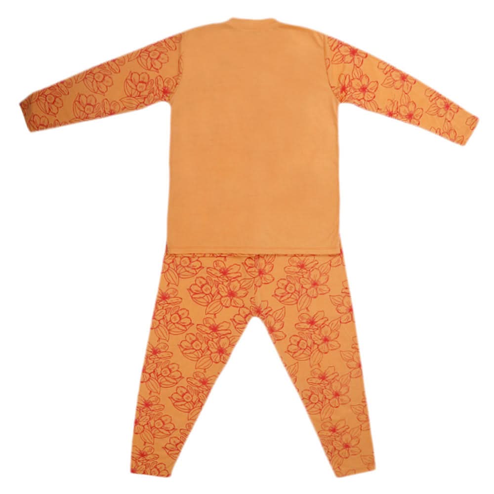 Girls Big Sleeping Suit - Peach, Kids, Girls Sets And Suits, Chase Value, Chase Value