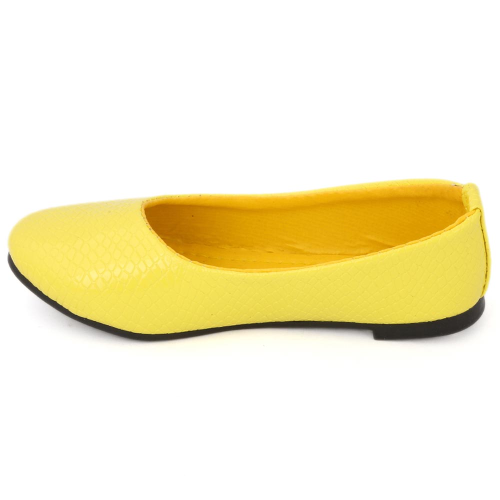 Girls Fancy Pumps - Yellow, Kids, Pump, Chase Value, Chase Value