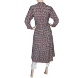 Women's Printed Full Sleeves Long Top - Maroon, Women, T-Shirts And Tops, Chase Value, Chase Value