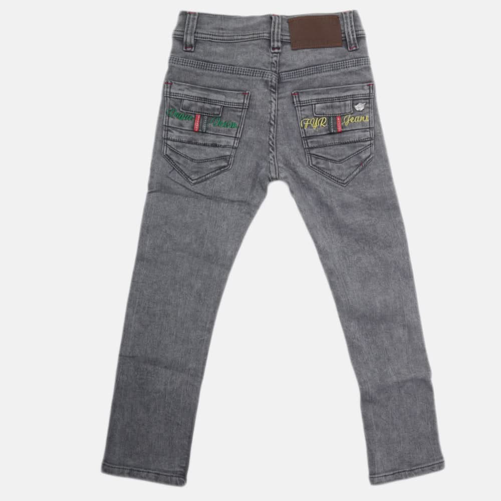 Boys Denim Pant - Grey, Kids, Boys Pants, Chase Value, Chase Value
