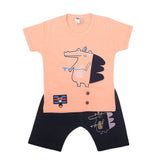 Boys Half Sleeves Short Suit 1219 - Peach, Kids, Boys Sets And Suits, Chase Value, Chase Value