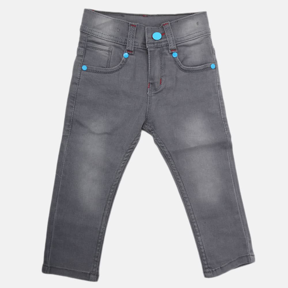 Boys Denim Pant - Grey, Kids, Boys Pants, Chase Value, Chase Value