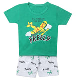 Boys Half Sleeves Short Suit - Green, Kids, Boys Sets And Suits, Chase Value, Chase Value