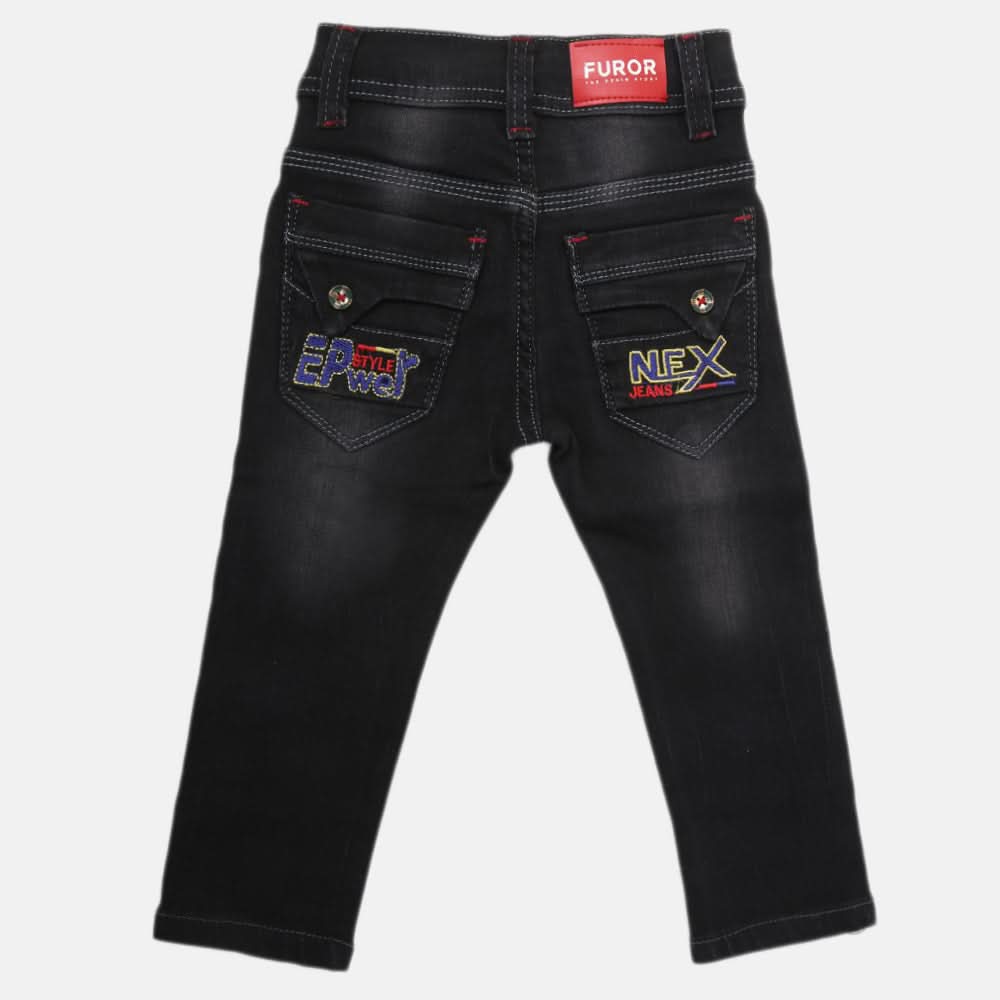 Boys Denim Pant - Black, Kids, Boys Pants, Chase Value, Chase Value